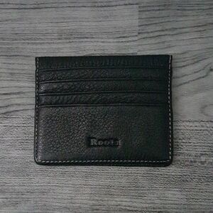 Roots Midnight Black Card Holder